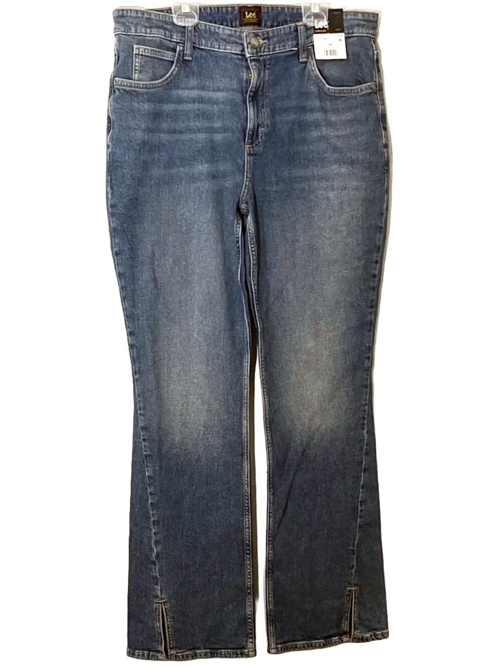 Lee Women's Blue Denim Bootcut Old Drama Jeans 14